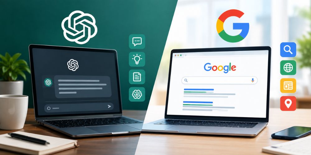 ChatGPT vs Google Search: How They Actually Differ